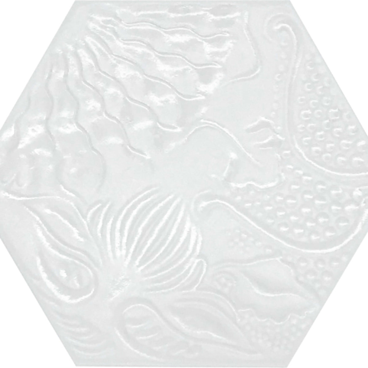 Gaudi in Lux White Tile