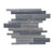 Brushed in Grey Glass Tile