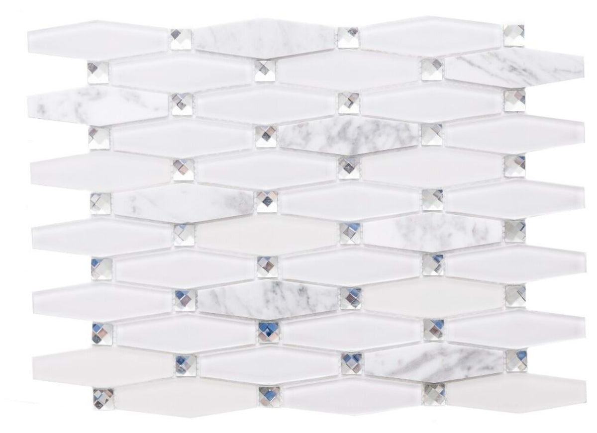 Diamond Dot in Carrara