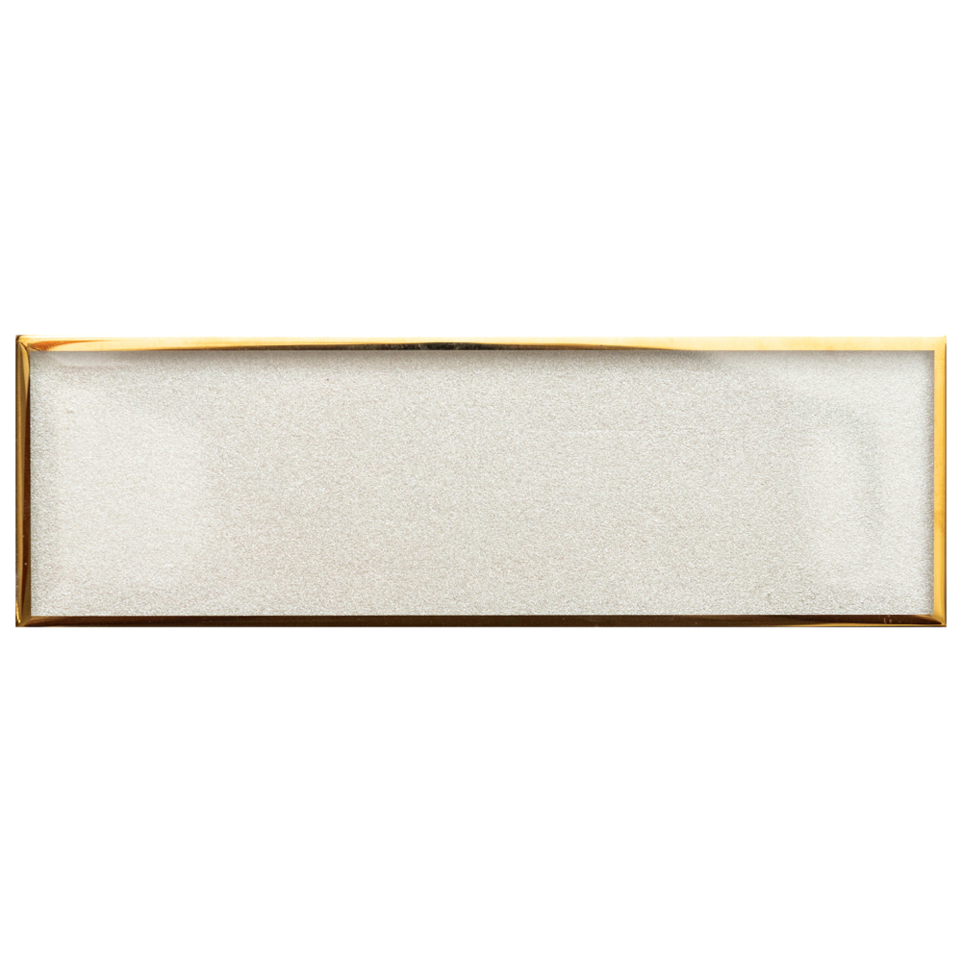 Chelsea in White With Gold Glass Tile