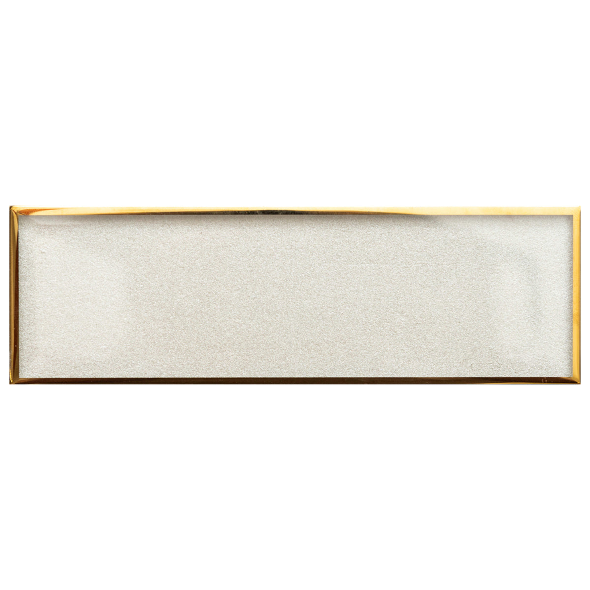 Chelsea in White With Gold Glass Tile