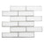 Chelsea in White With Silver Glass Tile