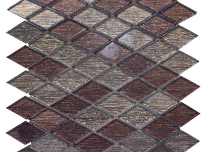 Galaxy in Bronze Rhombus