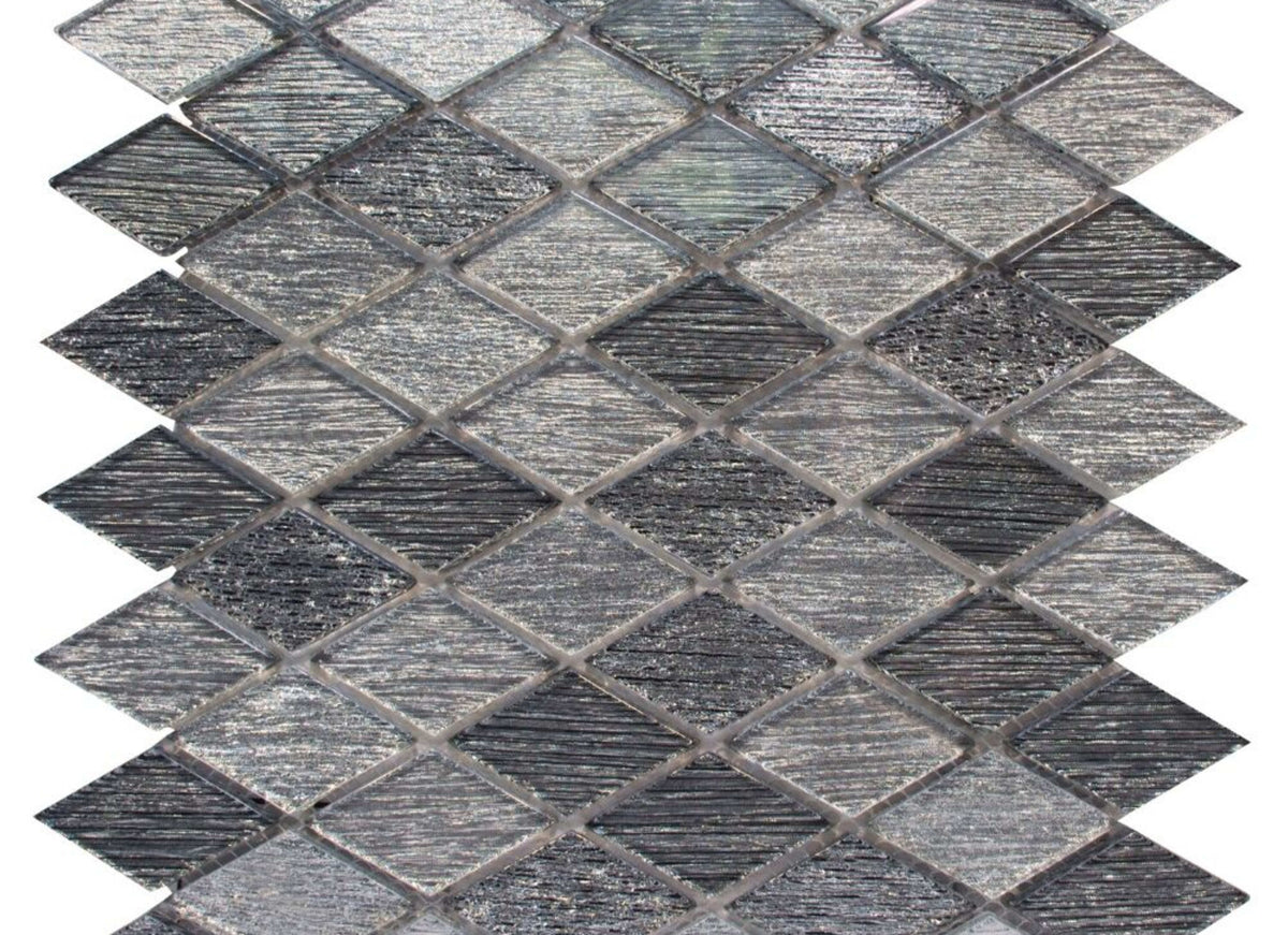 Galaxy in Silver Rhombus