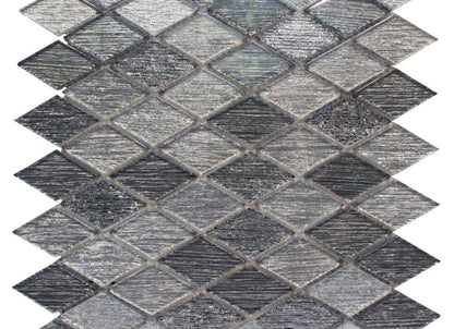 Galaxy in Silver Rhombus