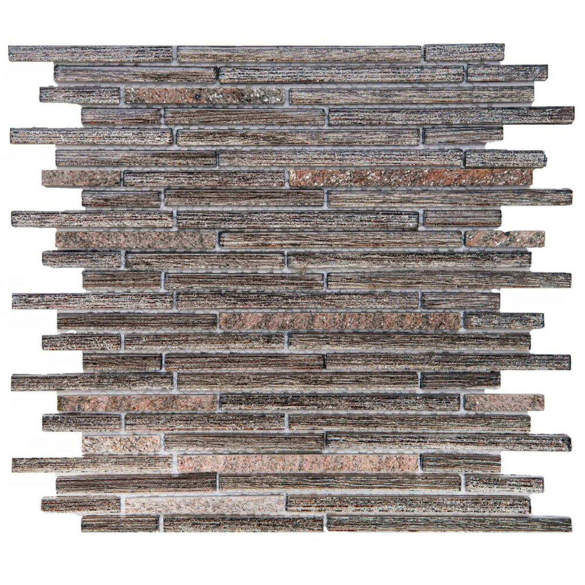 Galaxy in Sleek Brown Glass Tile