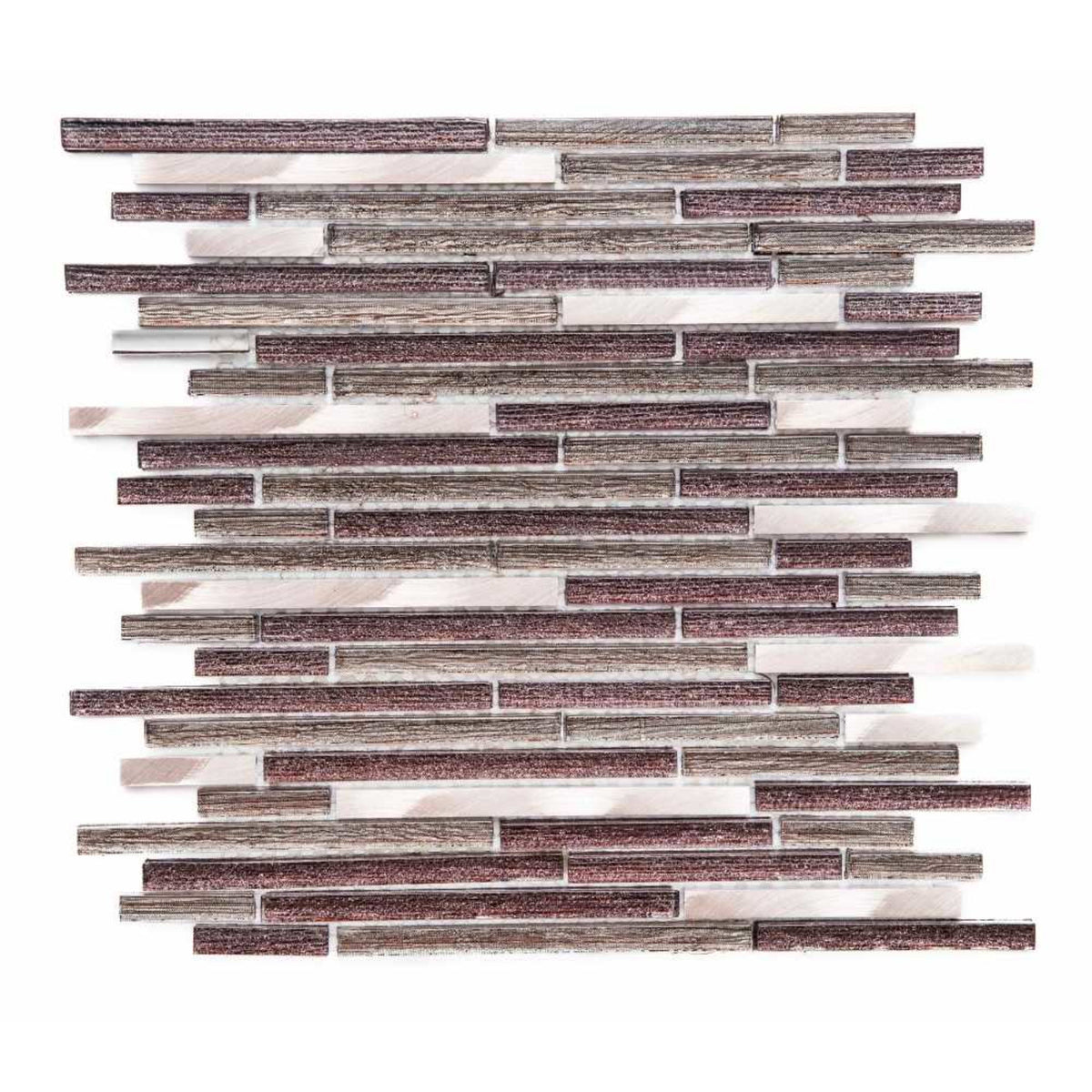 Galaxy in Sleek Bronze Glass Tile