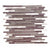 Galaxy in Sleek Bronze Glass Tile