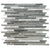 Galaxy in Sleek Silver Glass Tile