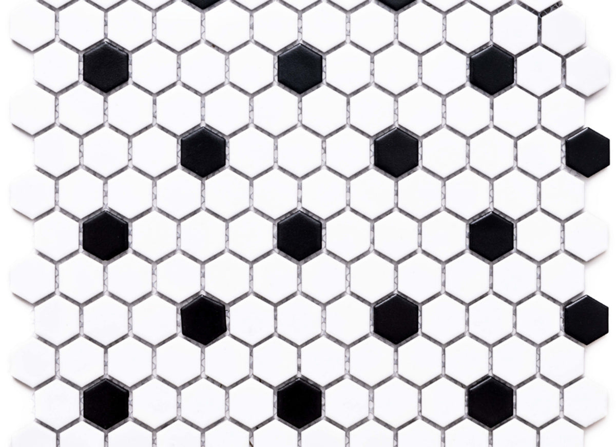 Hexagon in Black & White 1x1