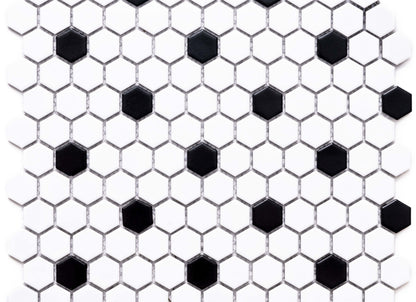 Hexagon in Black & White 1x1