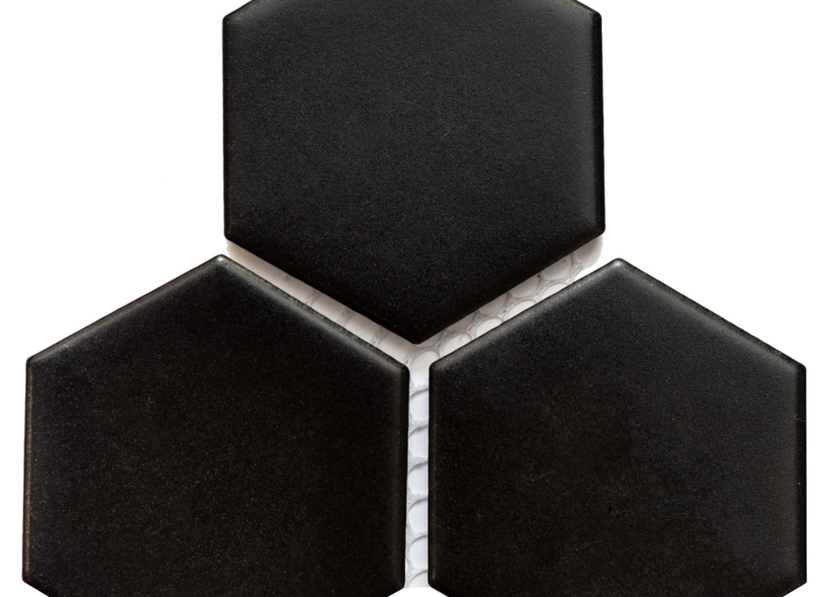 Hexagon in Black 2x2