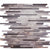 Metallic in Sleek Grigio Glass Tile