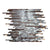 Metallic in Sleek Noce Glass Tile