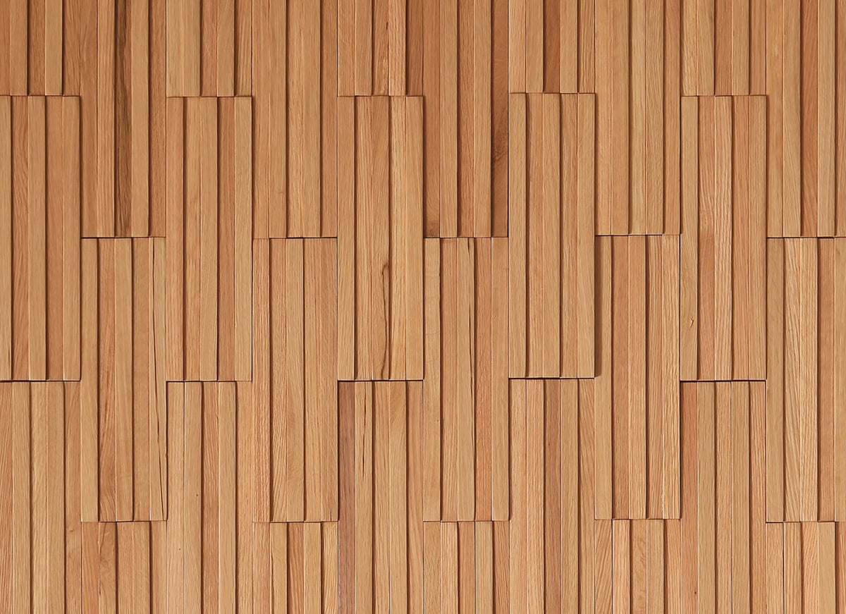 Wall -  Inceptiv - Parallels in Golden Oak