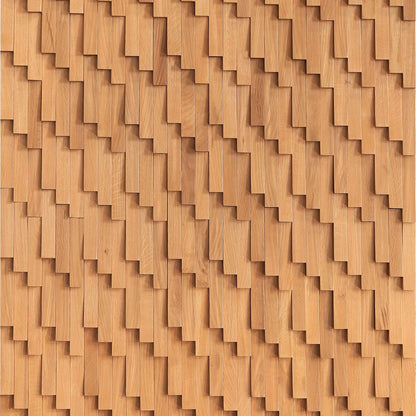 Wall -  Inceptiv - Wave in Golden Oak Hardwood