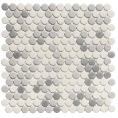 Penny in Cinza Glass Tile