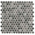 Penny in Grafito Glass Tile