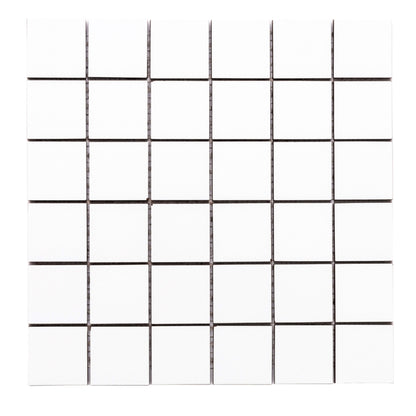 Square in White 2x2 Tile