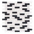 Vetro Marmi in Black & White Glass Tile