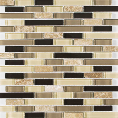 Vetro Marmi in Brown Glass Tile