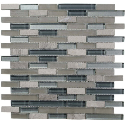 Victoria in Grey Glass Tile
