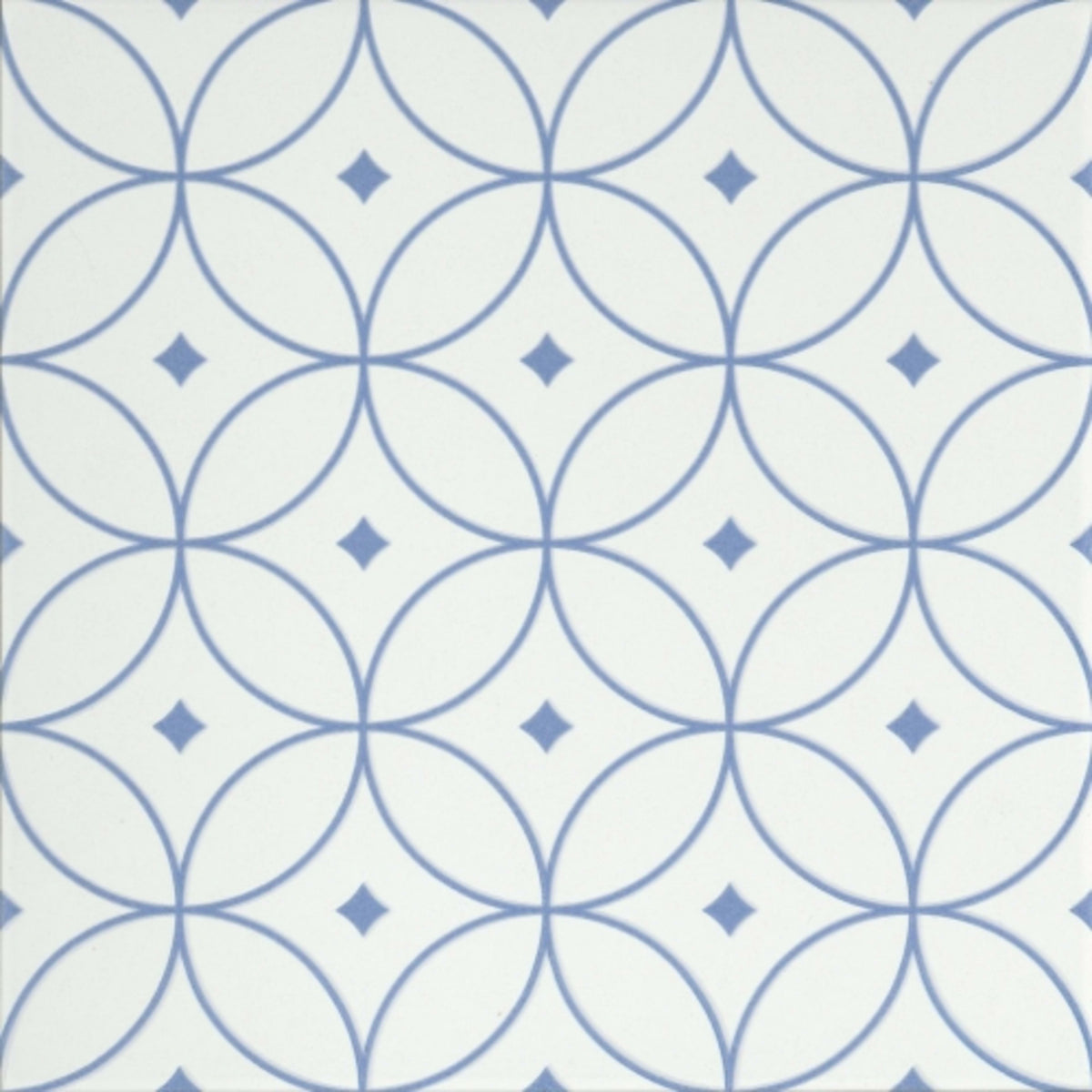 Geometry in Atom Blue 10" X 10" Tile