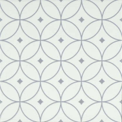 Geometry in Atom Gray 10" X 10" Tile