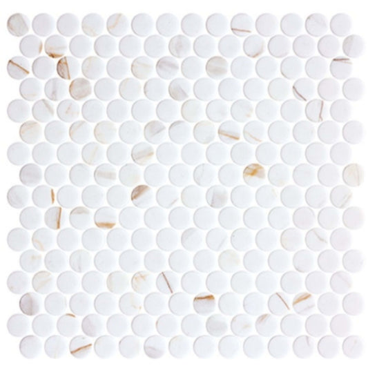 Carolina Dots Collection in Gilded Vogue Glass Tile
