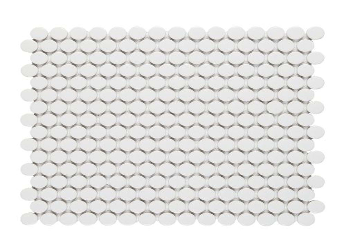 Finish Line in Glossy White Pennyrounds