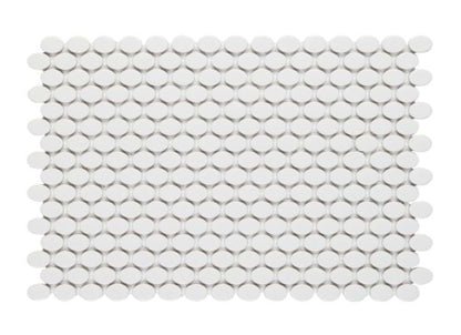 Finish Line in Glossy White Pennyrounds