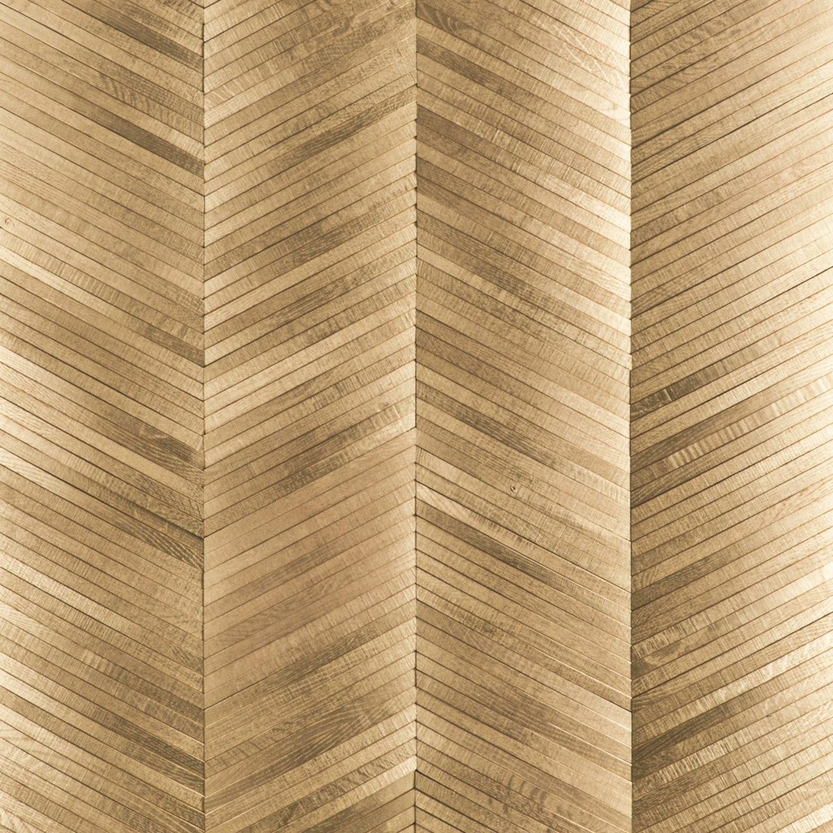 Wall -  Inceptiv - Ark Chevron in Gold Hardwood