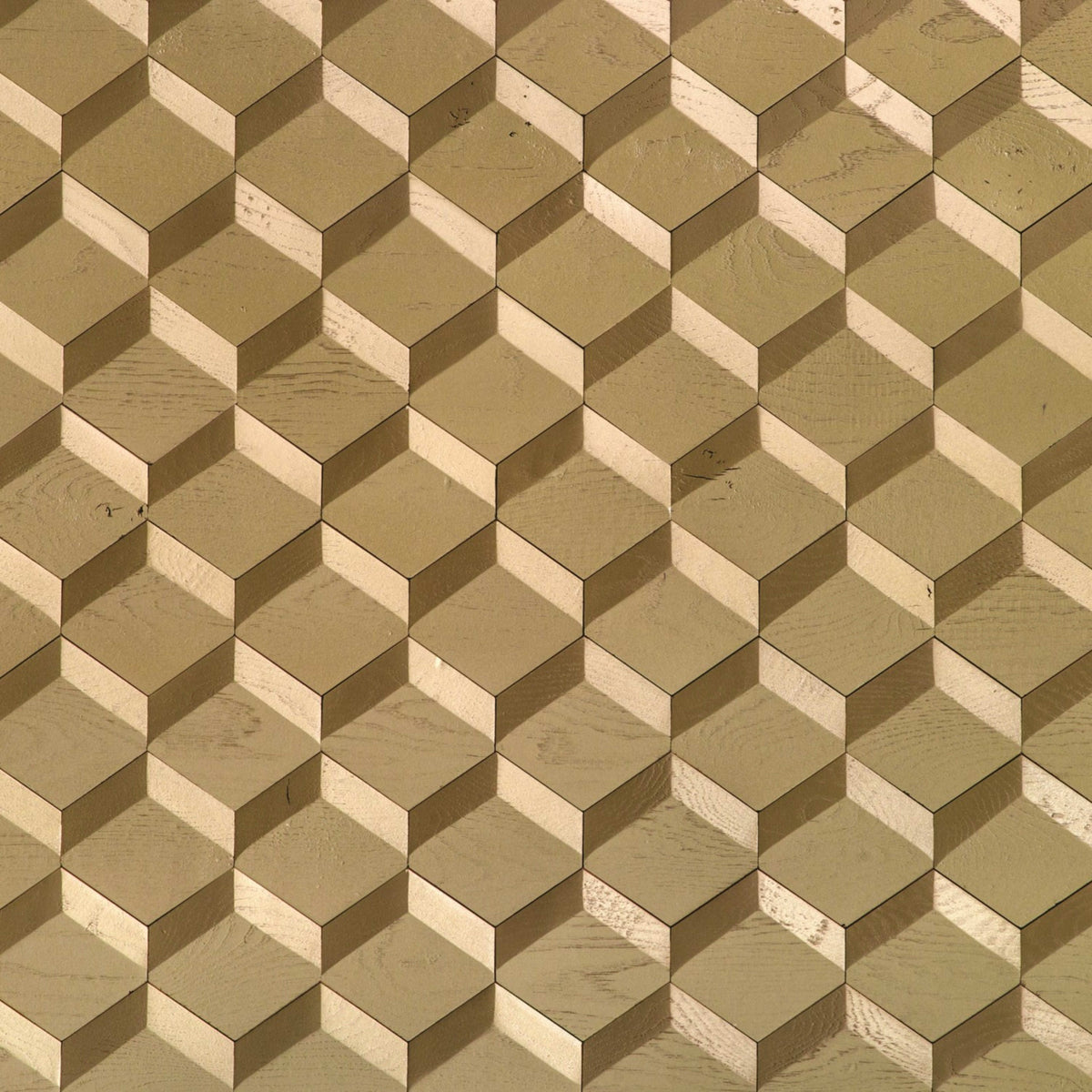 Wall -  Inceptiv - Metamorphosis in Gold Hardwood