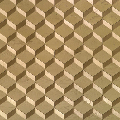 Wall -  Inceptiv - Metamorphosis in Gold Hardwood