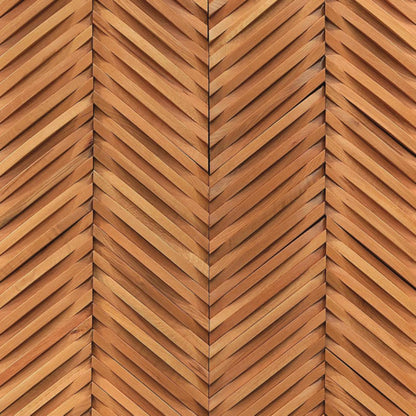 Wall -  Inceptiv - Curva Chevron in Golden Oak Hardwood
