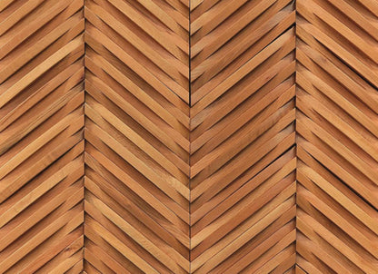 Wall -  Inceptiv - Curva Chevron in Golden Oak