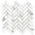 Calacatta in Calacatta 1x3 Herringbone Natural Stone