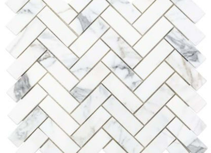Calacatta in Calacatta 1x3 Herringbone