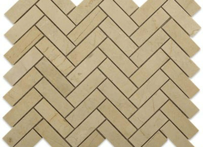 Crema Marfil in Crema Marfil 1x3 Herringbone