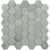 White Carrara in White Carrara 2'' Hexagon Natural Stone