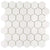 White Thassos in White Thassos 2'' Hexagon Natural Stone