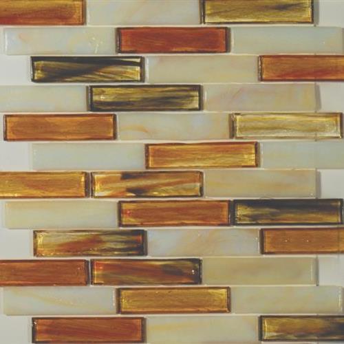 Artisan Glass Blends in Kensington - Mosaic 1x4 Glass Tile