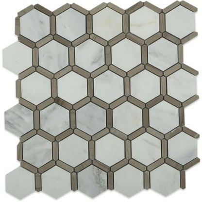 Honeycomb in Asian Statuary  Athens Grey Natural Stone
