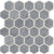 Honeycomb in Burlington Gray  White Thassos Natural Stone