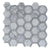Honeycomb in White Carrara  Light Bardiglio Natural Stone