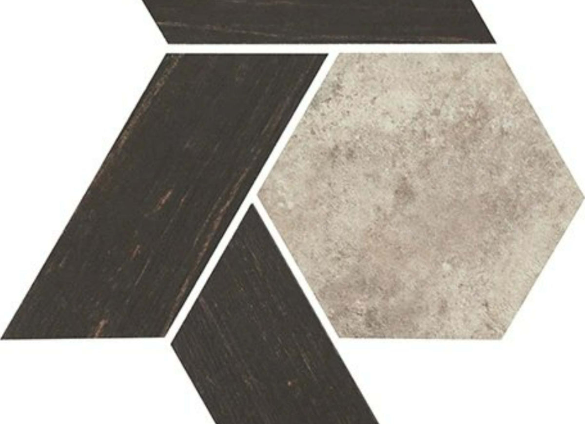 Historic Limestone in Native Blend Hexagon
