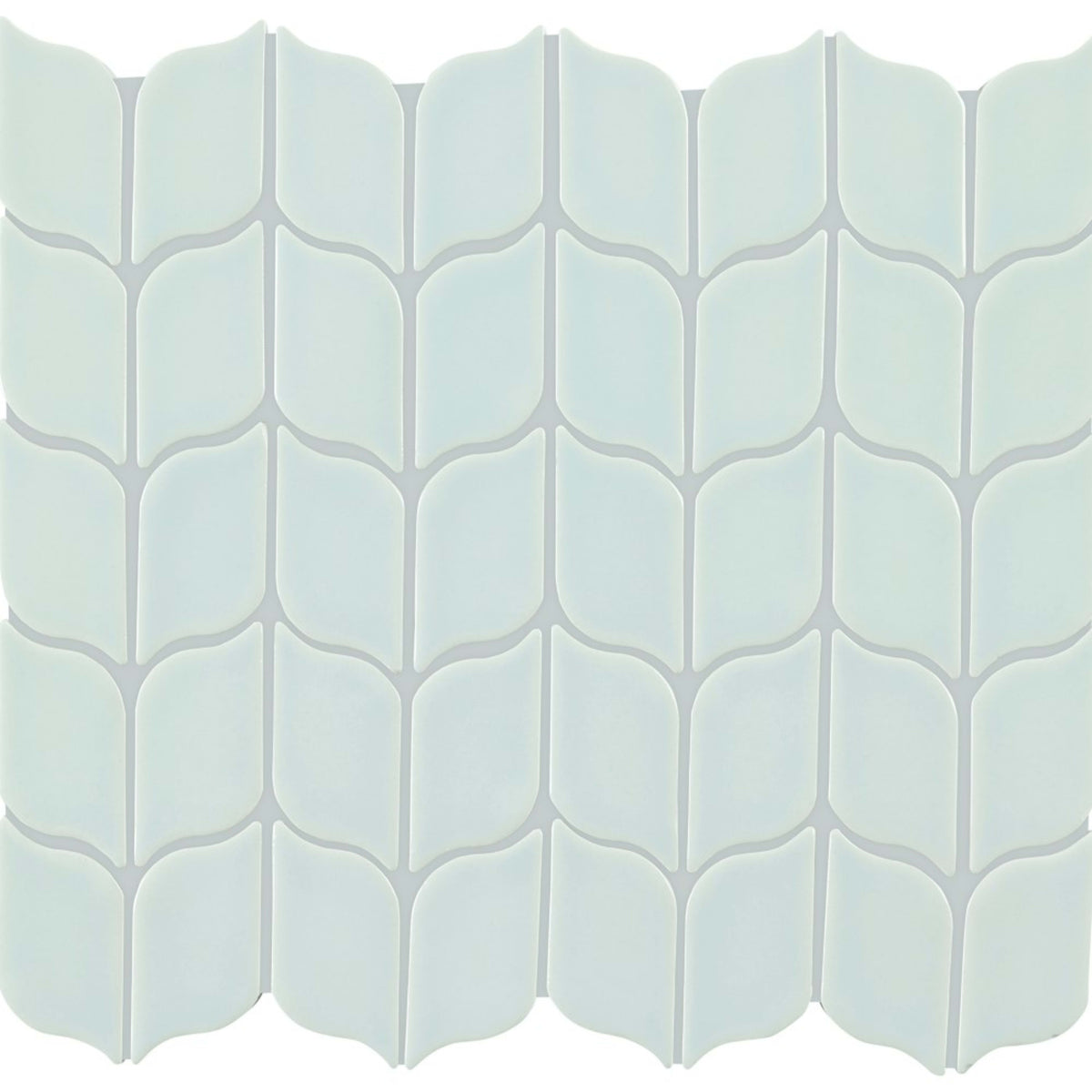 Handwritten in Par Avion Leaf Mosaic 3"x6" Tile