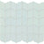 Handwritten in Par Avion Leaf Mosaic 3"x6" Tile