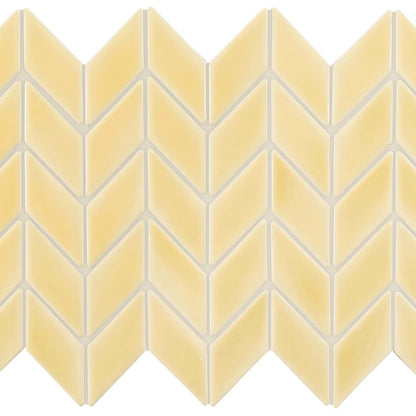 Handwritten in Gold Leaf Diamond Mosaic 12"x12" Tile