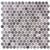 Carolina Dots Collection in Herrera Grafite Glass Tile